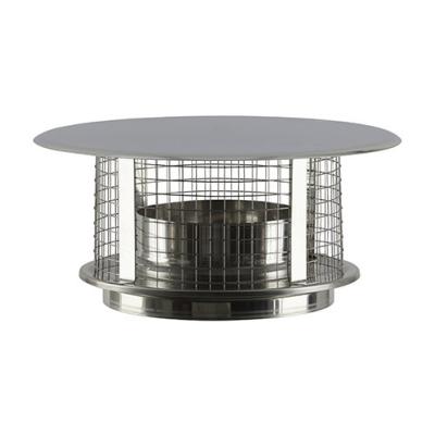 Chapeau pare-pluie Inox anti-oiseaux Therminox CPOI 180 TZ POUJOULAT Ref. 21180088