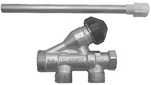 Corps thermostatique TA RADIETT-S M28 ref : 50-680-005 + tête M28 + raccords cuivre D16